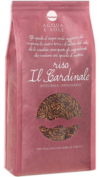 Riso Rosso Il Cardinale Integrale - Shop Online - Riso Acqua e Sole