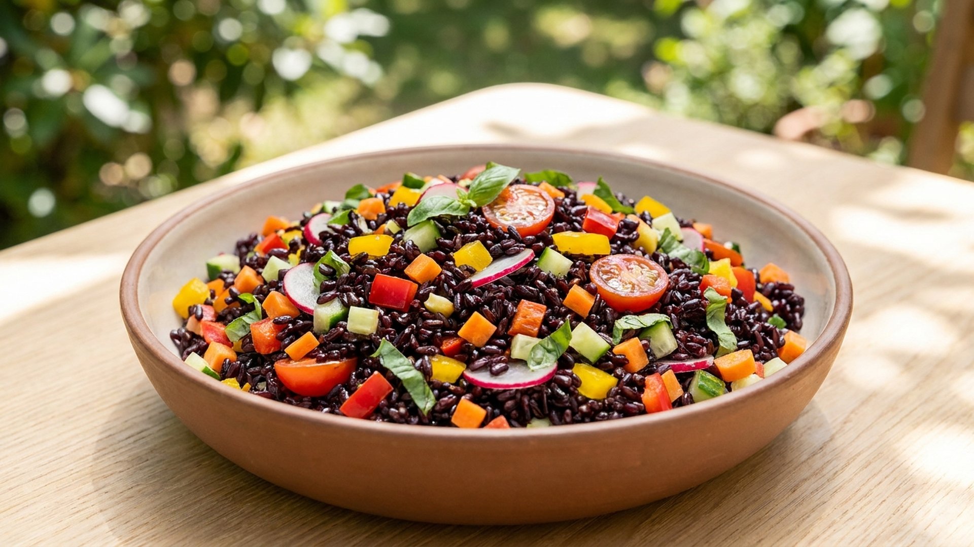 Mediterranean Black Rice Salad